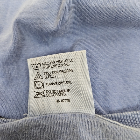 Comfort Colors Faded Blue I Love My‎ Yorkshire Terrier Tee-Shirt Size XL N92 - Picture 9 of 10